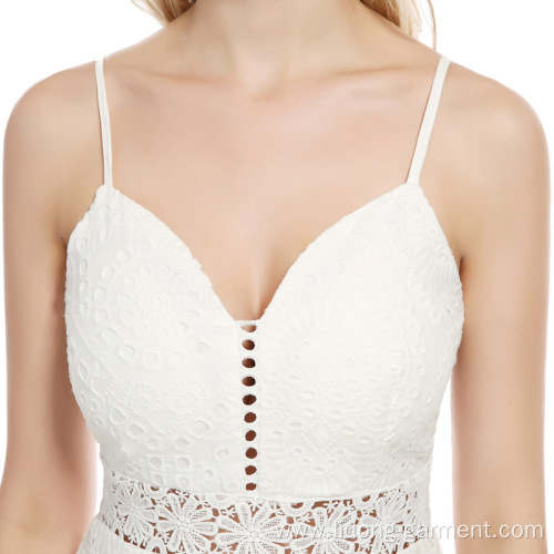 Shollow Out Braces Backless Summer Tight Dress